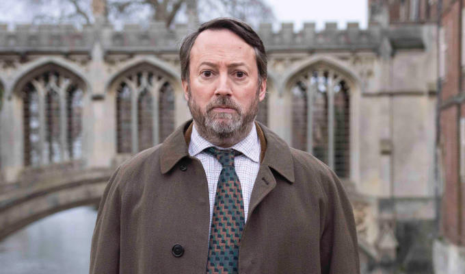 First look at David Mitchell as Ludwig | As Anna Maxwell Martin joins cast of the quirky crime comedy-drama.
