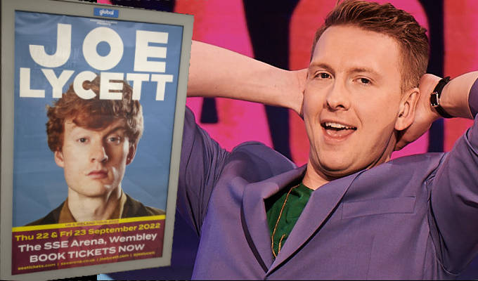 James Acaster's no Joe Lycett... | Poster confusion on the London Underground
