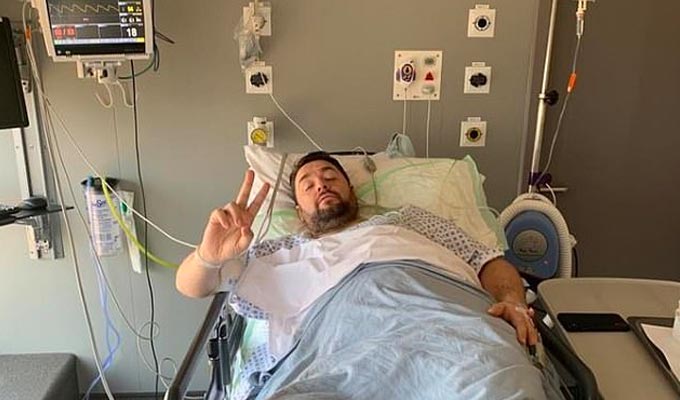Jason Manford in hosptial | But he reassures fans all is good after his 'little procedure'