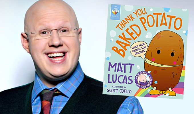 Matt Lucas writes Baked Potato kids' book | ..and it's got a nice jacket