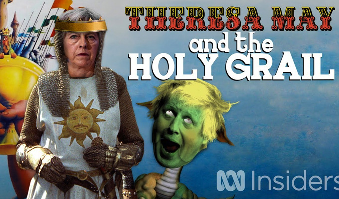 Theresa May and the Holy Grail | Monty Python mash-up from Australian TV