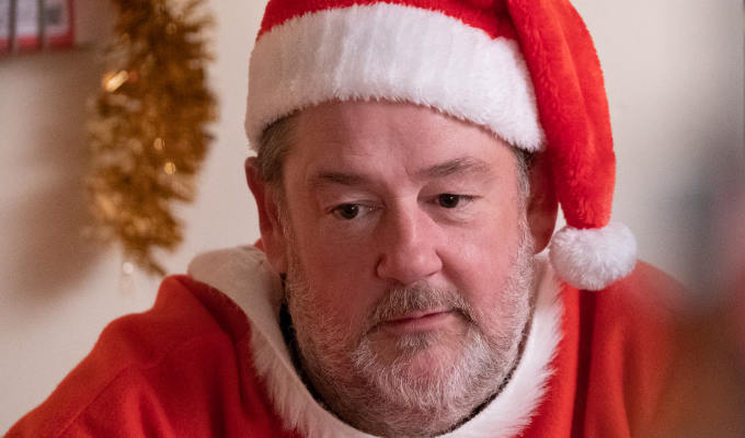 Vegas as Santa in Meet The Richardsons