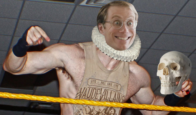 Stephen Merchant reveals his wrestling persona | Meet The Merchant Of Menace!