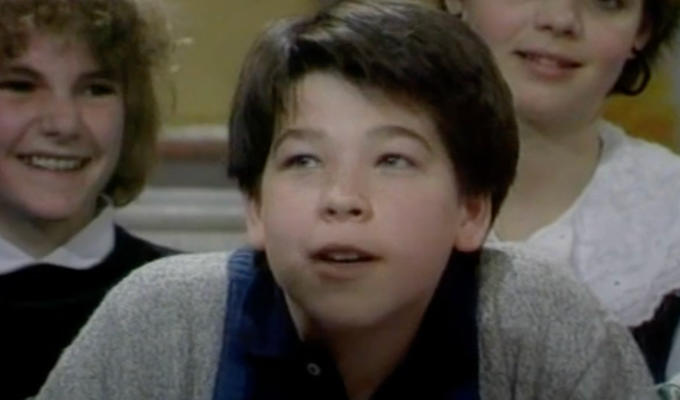 When 13-year-old Michael McIntyre was on Going Live | ...asking Five Star a nice polite question