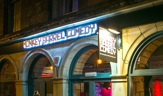 Monkey Barrel announces its 2022 Edinburgh Fringe programme | ...expanding into new venues