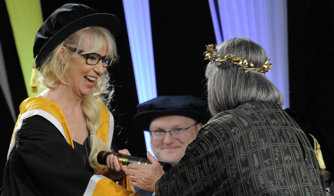 'Stay one step ahead of AI. Our livelihoods depend on us being human' | Morwenna Banks' advice to comedy writing graduates as she gets an honorary fellowship