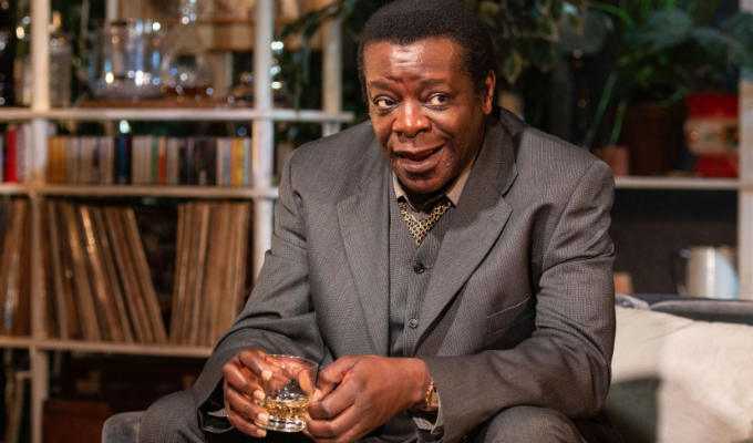 Stephen K Amos up for a stage acting award | For his role in My Night With Reg