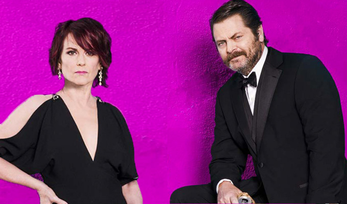 Nick Offerman and Megan Mullally announce UK gig | Sex secrets of their marriage...