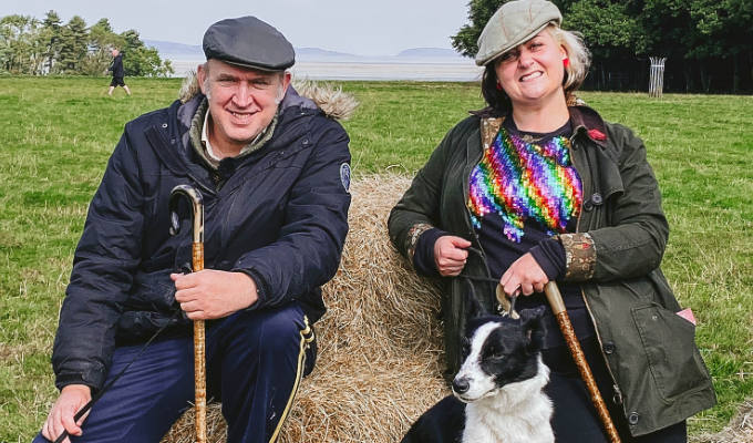 Have they got ewes for you! | Tim Vine and Kiri Pritchard McLean in Comic Relief shepherding challenge