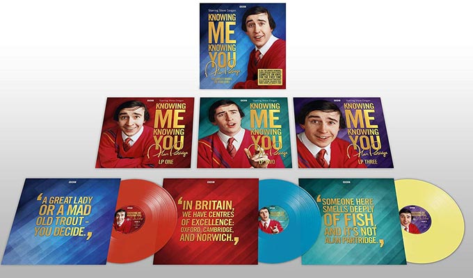 AP on LP... | Alan Partridge show gets a release on 'sports casual' vinyl
