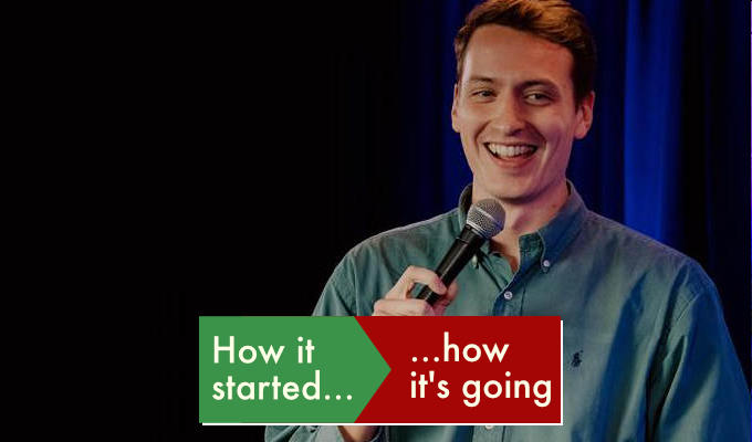 Philipp Kostelecky: How it started... how it's going | A status report on comic's first Fringe