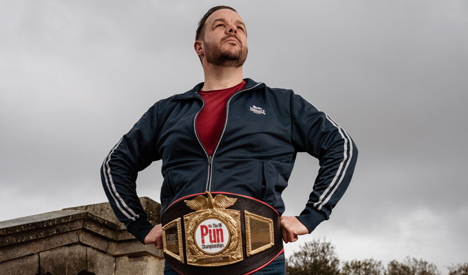 Pun award will go to waist! | Wordplay champion donates a belt for future winners