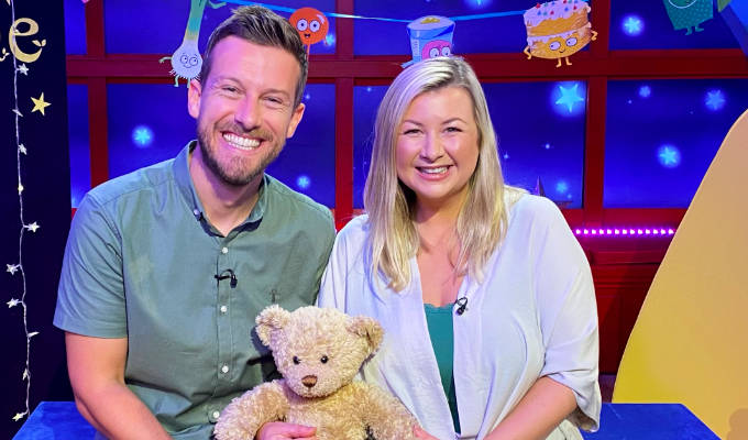 Chris and Rosie Ramsey read CBeebies story | Couple share When Jelly Had A Wobble