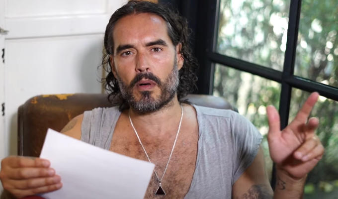 Russell Brand faces backlash for 'mansplaining feminism' | Comic criticises Cardi B and Megan Thee Stallion for their raunchy video