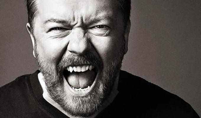 Ricky Gervais to play Hollywood Bowl | ...and NYC's Radio City Music Hall with new Armageddon show