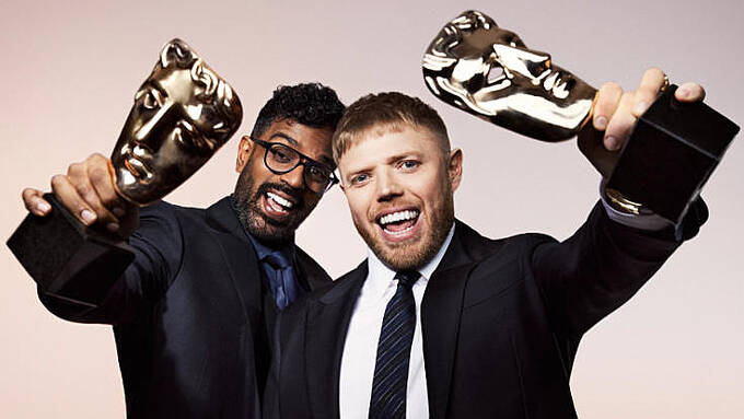 Rob and Romesh return to host the Baftas | 'It's an honour, I suppose,' says Ranganathan