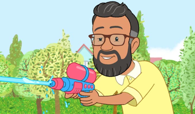 Now Romesh Ranganathan is even in cartoons... | Comic guest stars on pre-school show Daisy & Ollie