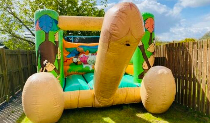 Phoenix Nights' X-rated bouncy castle is up for sale | 'Inflatable filth' on eBay for £5,000
