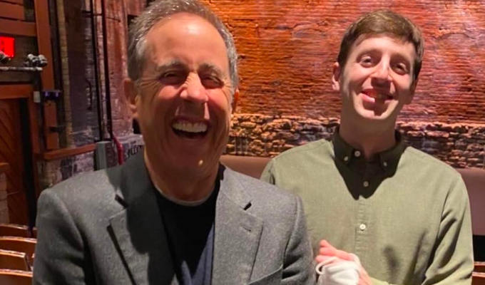 No pressure, then! | When Jerry Seinfeld turns up to your stand-up gig...