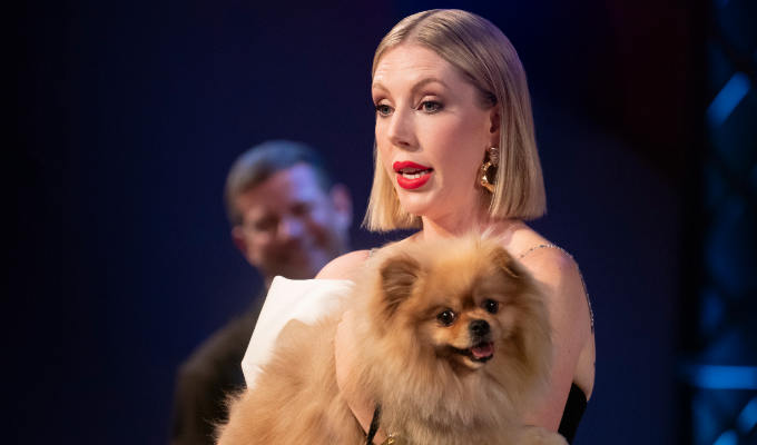Katherine with dog