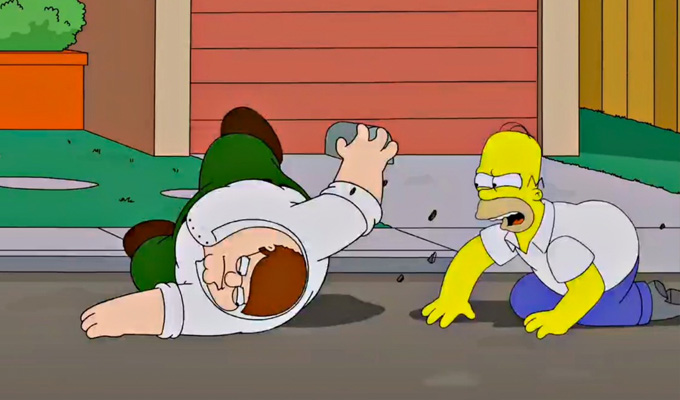 Simpsons, Family Guy crossover revealed | It's Peter vs Homer!