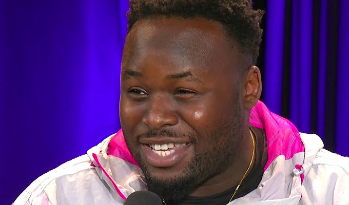 Samson Kayo to play a dictator/talk show host | 'A modern-day Mrs Merton... but awaiting trial for war crimes'