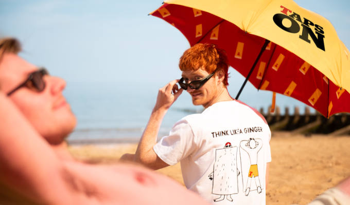 Scottish comics say 'taps on!' | Stand-ups design T-shirts for skin cancer campaign Scottish comics say 'taps on!' | Stand-ups design T-shirts for skin cancer campaign