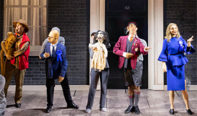 Cabinet in Spitting Image Live