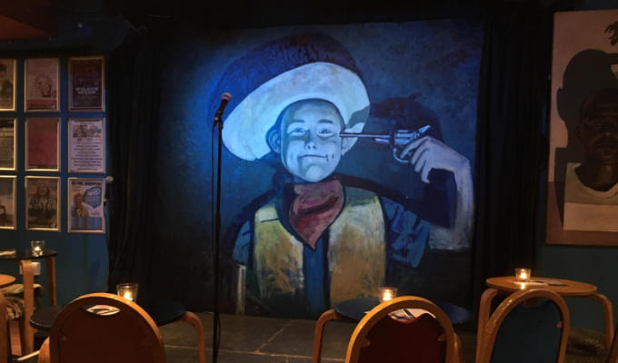 Rival comedy club buys Stand's iconic backdrop | Cowboy image heading for Glasgow's Rotunda venue