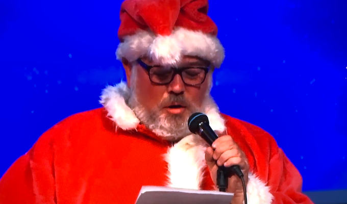 Stewart as Santa