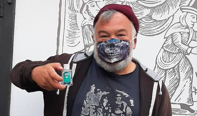 Stewart Lee and the petrified hand sanitiser | Museum donation joins Bobby Davro’s sock Stewart Lee and the petrified hand sanitiser | Museum donation joins Bobby Davro’s sock