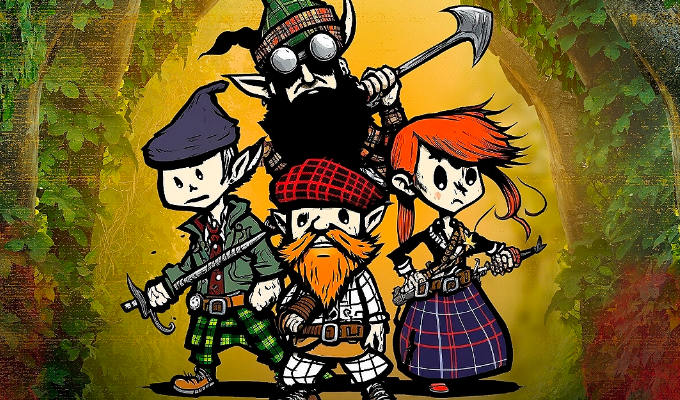  Tartan Tabletop in a Dungeons & Dragon Comedy: The Never-Ending Quest – The Return