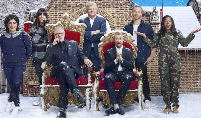 Taskmaster's New Year Treat: Meet the contestants | Adrian Chiles, Claudia Winkleman, Jonnie Peacock, Lady Leshurr & Baroness Sayeeda Warsi