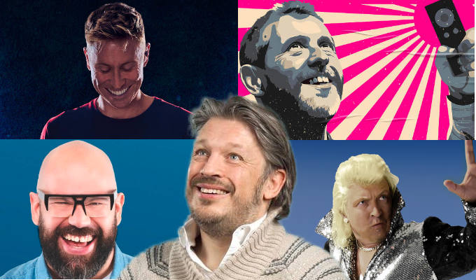 Richard Herring announces RHLSTP tour | Plus new dates for Russell Howard, Dave Gorman, Tom Davis and Clinton Baptiste