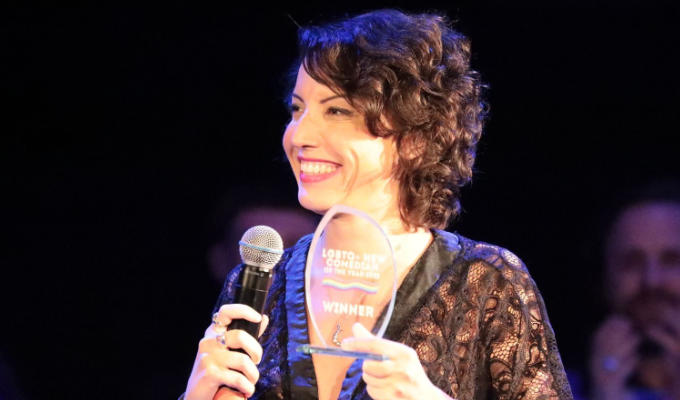 Victoria Olsina  scoops LGBTQ+ comedian of the year | Argentinian comic triumphs at the Clapham Grand