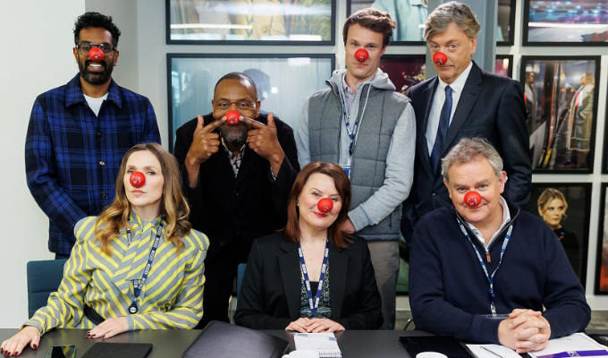 W1A team reunite for Comic Relief sketch | With guests including Romesh Ranganathan and Richard Madeley