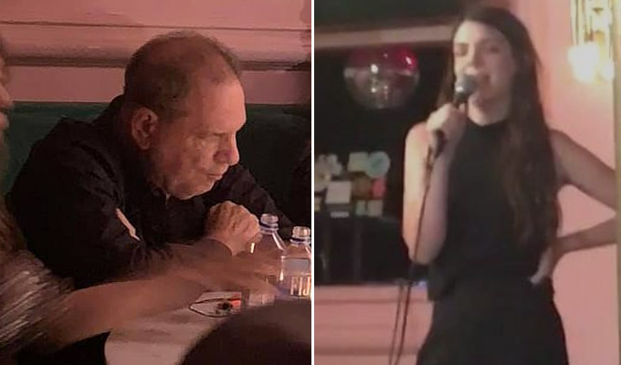 Harvey Weinstein confronted at comedy gig | Yet it's the 'heckler' who's asked to leave