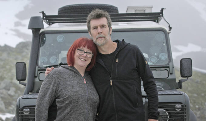 'A part of me is cavalier about survival... I can be a lunatic at times' | Rhod Gilbert and Angela Barnes on tackling one of the world's most dangerous roads