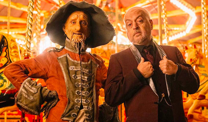 First look at Bill Bailey in Worzel Gummidge | Comedian plays fairground owner Mr Peregrine